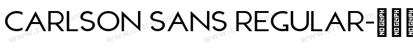 Carlson Sans Regular字体转换 Carlson Sans Regular字体转换